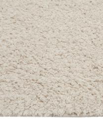 Tapis moderne beige avec dessin abstrait Closed Eye, Beige, noir