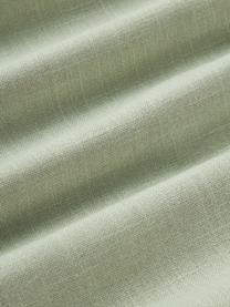Funda de cojín de algodón Vicky, 100% algodón, Verde salvia, An 30 x Al 50 cm