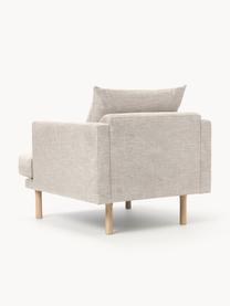 Sofa-Sessel Adrian, Bezug: 47 % Viskose, 23 % Baumwo, Gestell: Sperrholz, Webstoff Hellbeige, B 90 x T 95 cm