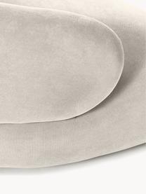 Canapé 3 places Alba, Tissu blanc crème, larg. 235 x prof. 114 cm, dossier à droite