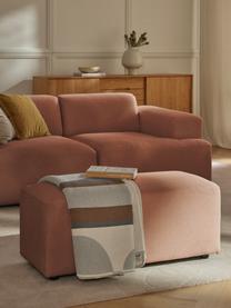 Hocker Melva, Bezug: 100 % Polyester Der strap, Gestell: Massives Kiefern- und Fic, Webstoff Nougat, B 99 x T 42 cm