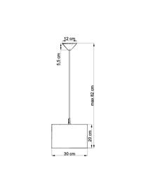 Suspension imprimé léopard Freesco, Beige, noir