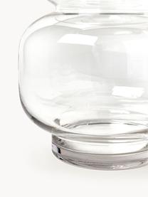Jarrón de vidrio soplado Clea, Vidrio, Transparente, Ø 19 x Al 37 cm