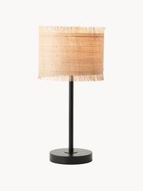 Lampe à poser en jonc de mer Raffy, Beige, larg. 22 x haut. 46 cm