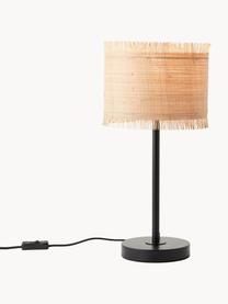 Lampe à poser en jonc de mer Raffy, Beige, larg. 22 x haut. 46 cm