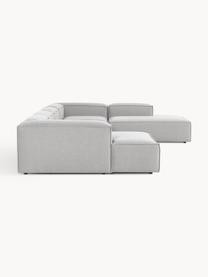 Sofá rinconera modular Lennon, Tapizado: 100% poliéster Alta resis, Estructura: madera contrachapada de p, Patas: plástico Este producto es, Tejido gris, An 418 x F 269 cm, chaise longue izquierda