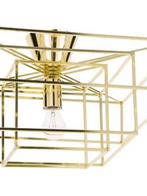 Lampa sufitowa Cube, Odcienie złotego, S 46 x W 27 cm