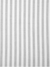 Parure copripiumino in cotone ranforce Ellie, Tessuto: Renforcé, Bianco, grigio, 200 x 200 cm + 2 federe 50 x 80 cm