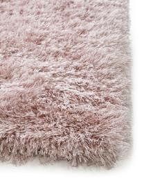 Glänzender Hochflor-Teppich Lea in Rosa, 50% Polyester, 50% Polypropylen, Rosa, B 300 x L 400 cm (Größe XL)