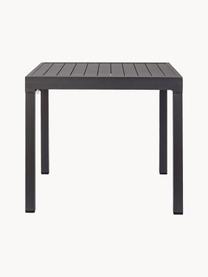 Rozkładany stół ogrodowy Pelagius, Aluminium malowane proszkowo, Antracytowy, S 83 - 166 x G 80 cm