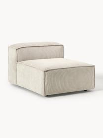 Mittelmodul Lennon aus Cord, Bezug: Cord (92 % Polyester, 8 %, Gestell: Massives Kiefernholz, Spe, Cord Hellbeige, B 89 x T 119 cm