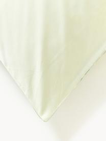 Federa in cotone percalle Kiki, Verde chiaro, verde, giallo, Larg. 50 x Lung. 80 cm