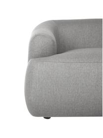 Narożna sofa modułowa Sofia, Tapicerka: 100% polipropylen Dzięki , Stelaż: lite drewno sosnowe, płyt, Nogi: tworzywo sztuczne, Szara tkanina, S 278 x G 174 cm, prawostronna