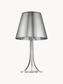 Lámpara de mesa regulable táctil Miss K, Plástico, Acero inoxidable, transparente, An 24 x Al 43 cm