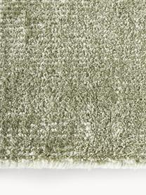 Tappeto a pelo corto tessuto a mano Ainsley, 60% poliestere certificato GRS
40% lana, Verde chiaro, Larg. 160 x Lung. 230 cm  (taglia M)