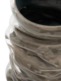 Vase design artisanal Jordan, Céramique, Grège, Ø 26 x haut. 41 cm
