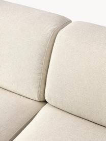 Ecksofa Melva (3-Sitzer), Bezug: 100 % Polyester Der strap, Gestell: Massives Kiefern- und Fic, Webstoff Off White, B 238 x T 143 cm, Eckteil links