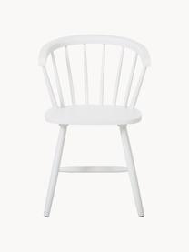 Krzesło z podłokietnikami z drewna w stylu windsor Megan, 2 szt., Drewno kauczukowe, lakierowane, Drewno kauczukowe, biały lakierowany, S 53 x G 52 cm