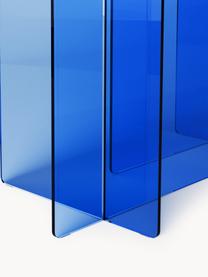 Skleněný jídelní stůl Anouk, 180 x 90 cm, Sklo, Modrá, Š 180 cm, V 90 cm