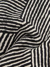 Kussenhoes Nadia met grafisch patroon in zwart, 100% katoen, Beige, wit, zwart, B 30 x L 50 cm