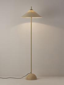 Lampa podłogowa z podstawą z marmuru Vica, Beżowy, W 160 cm