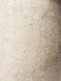 Lampada da terra con base in marmo Vica, Paralume: lino (100% poliestere), Struttura: marmo, Beige, Alt. 160 cm