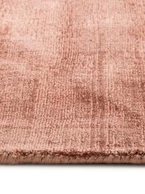 Ręcznie tkany dywan z wiskozy Jane Diamond, Terakota, S 160 x D 230 cm