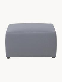 Outdoor-Sofa-Hocker Simon, Bezug: 88% Polyester, 12% Polyet, Gestell: Siebdruckplatte, wasserfe, Dunkelgrau, B 75 x H 42 cm