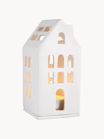 Maison lumineuse en porcelaine Living, haut. 13 cm, Porcelaine, Blanc, larg. 6 x haut. 13 cm