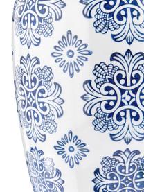 Vaso in ceramica Sara, Ceramica, Blu,bianco, Ø 18 x Alt. 36 cm