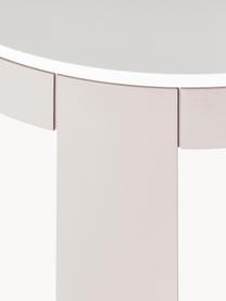 Uitschuifbare eettafel Samos, 100 - 140 x 75 cm, Tafelblad: gelakt MDF, FSC-gecertifi, Poten: massief beukenhout, Lichtbeige, beige, B 100/140 x D 100 cm