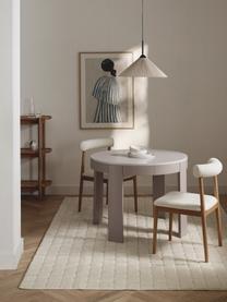 Rozkladací jedálenský stôl Samos, 100 - 140 x 75 cm, Svetlobéžová, béžová, Š 100/140 x H 100 cm