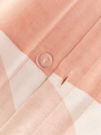 Bavlnená obliečka na vankúš s geometrickým vzorom Elinor, 100 %  bavlna
Hustota vlákna 190 TC, kvalita Comfort

Žakár má špeciálnu techniku tkania, ktorá umožňuje začlenenie vzorov a vzorov do látok, aby sa vytvoril trojrozmerný vzhľad. Žakárové tkaniny sú zvyčajne odolné a trvácne, pretože komplexná technika tkania vedie k hustej a zároveň odolnej tkanine.

Materiál použitý v tomto výrobku bol testovaný na škodlivé látky a certifikovaný podľa STANDARD 100 by OEKO-TEX®, 6457CIT, CITEVE., Broskyňové tóny, Š 40 x D 80 cm