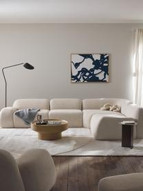 Canapé d'angle modulable 4 places en bouclette Wolke, Bouclette beige clair, larg. 349 x prof. 262 cm