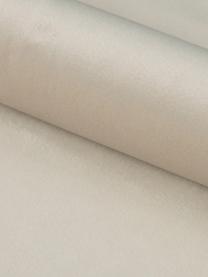 Fluwelen armstoel Emilia met metalen poten, Bekleding: polyester fluweel Met 25., Poten: gelakt metaal, Fluweel beige, zwart, B 57 x D 59 cm