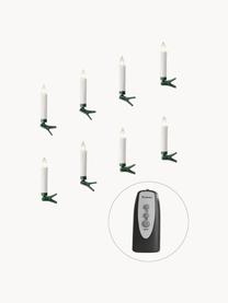 Bougies LED avec télécommande Bonita, 11 élém., Plastique, Vert, blanc, Ø 2 x haut. 10 cm