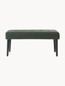 Banquette en velours Glory, Velours vert foncé, larg. 95 x haut. 45 cm