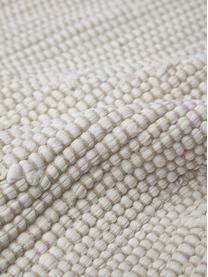 Housse de coussin 50x50 surface texturée Elvira, 90 % coton recyclé, 10 % coton, Beige, larg. 50 x long. 50 cm