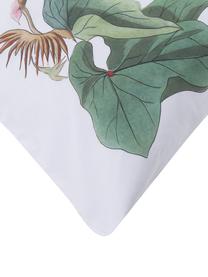 Fundas de almohada Blooming, 2 uds., 50 x 75 cm, 100% algodón
El algodón da una sensación agradable y suave en la piel, absorbe bien la humedad y es adecuado para personas alérgicas, Blanco, tonos verdes y rosas, An 50 x L 75 cm