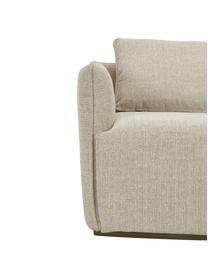 Ecksofa John (4-Sitzer) in Beige, Bezug: 100% Polyester Der hochwe, Gestell: Massives Eschenholz, Euka, Webstoff Beige, B 272 x L 85 cm, Eckteil rechts