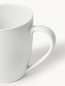 Tazas de café de porcelana Delight, 2 uds., Porcelana, Blanco, Ø 9 x Al 10 cm, 350 ml