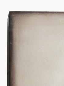Handbeschilderde canvasdoek Prato, Frame: dennenhout, Beigetinten, goudkleurig, B 100 x H 200 cm