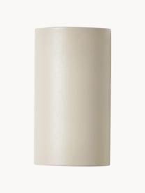 Outdoor wandlamp Rold, Lamp: metaal, gecoat, Diffuser: glas, Beige, Ø 9 x H 16 cm