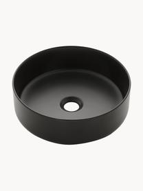 Lavabo de cerámica Klimt, Ø 36 cm, Cerámica, Negro, Ø 36 x Al 12 cm