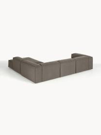 Modulares XL-Ecksofa Lennon aus Bouclé, Bezug: Bouclé (100 % Polyester) , Gestell: Massives Kiefernholz, Spe, Bouclé Greige, B 329 x T 269 cm, Eckteil links