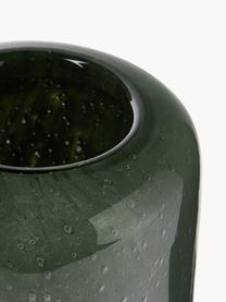 Wazon ze szkła dmuchanego Dylla, W 16 cm, Zielony, transparentny, Ø 8 x W 16 cm