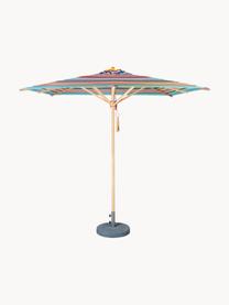 Parasol rond Classic, tailles variées, Multicolore, bois clair, Ø 350 x haut. 273 cm