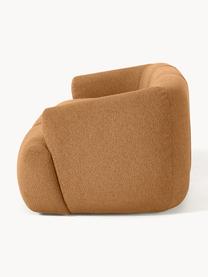 Sofá modular en tejido bouclé Sofia (3 plazas), Tapizado: tejido bouclé (100% polié, Estructura: madera de abeto, tablero , Patas: plástico Este producto es, Bouclé marrón claro, An 277 x F 103 cm