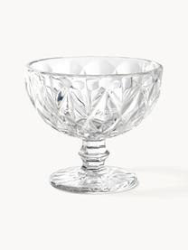 Verres à cocktails avec motif texturé Colorado, 4 pièces, Verre, Transparent, Ø 12 x haut. 10 cm, 260 ml