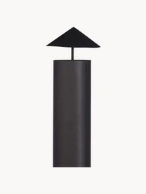 Chimenea de jardín Alo, Acero recubierto, Negro, An 45 x Al 199 cm